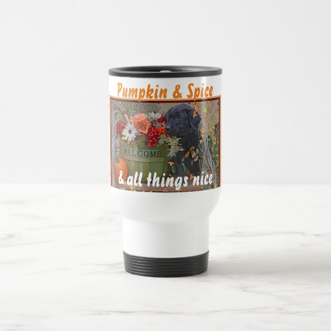 Labrador Puppy Travel Mug (Center)