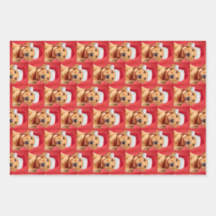 Labrador Puppy Variety Wrapping Paper Sheet