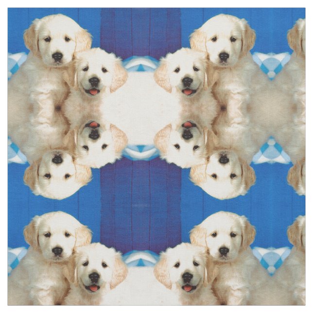 Labrador pups fabric (Swatch)