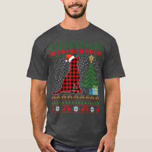 Labrador Red Plaid Buffalo Funny Ugly Christmas Sw T-Shirt