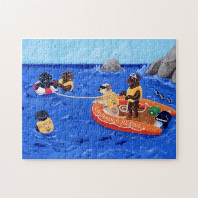 Labrador Rescue Team Jigsaw Puzzle (Horizontal)