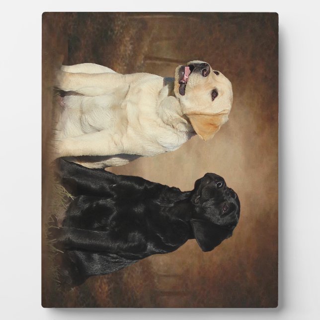 Labrador Retrieve Plaque With Easel (Front)
