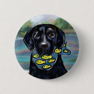 Labrador Retriever 6 Cm Round Badge
