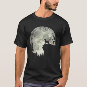 Labrador Retriever And Moon Halloween T-Shirt