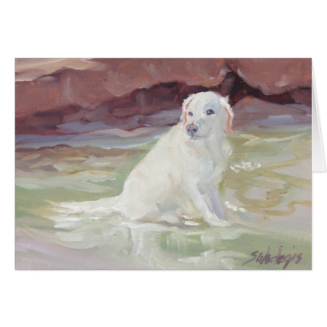 Labrador Retriever Art Cards (Front Horizontal)