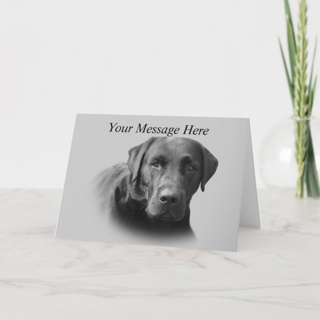 Labrador Retriever Awesome Greeting Card (Front)