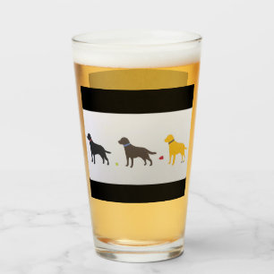 Labrador Retriever Beer Glass