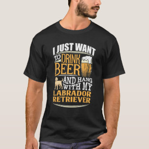 Labrador Retriever Beer T T-Shirt