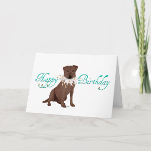 Labrador Retriever Birthday Greetings Card