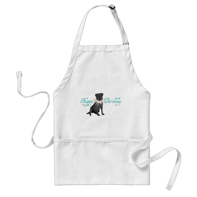 Labrador Retriever Birthday Greetings Standard Apron (Front)