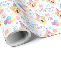 Labrador Retriever Birthday Wrapping Paper