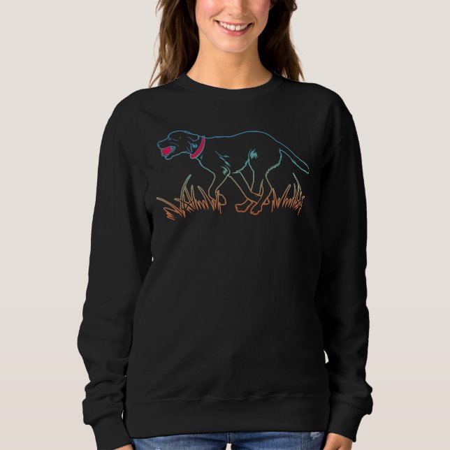 Labrador Retriever Black Lab Fetch Tee (Front)