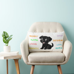 Labrador Retriever Black Lab Traits Lumbar Cushion