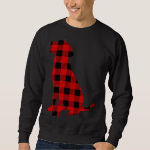 Labrador Retriever Buffalo Plaid Christmas Dog Sweatshirt