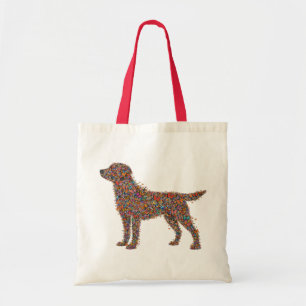 Labrador Retriever Butterfly Silhouette Dog Lover  Tote Bag