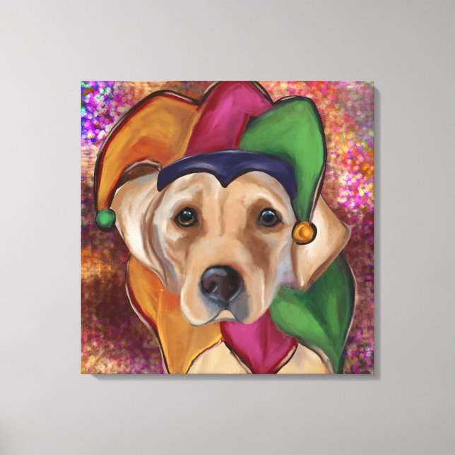 LABRADOR RETRIEVER            CANVAS PRINT (Front)