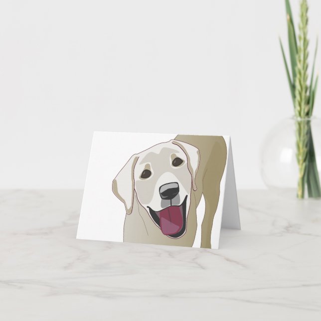 Labrador Retriever Card (Front)