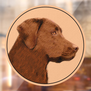 Labrador Retriever (Chocolate) Painting - Dog Art