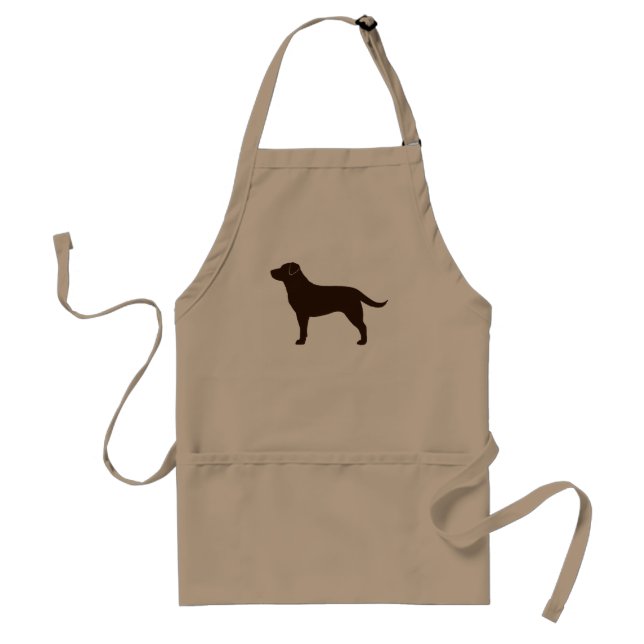 Labrador Retriever (Chocolate) Standard Apron (Front)