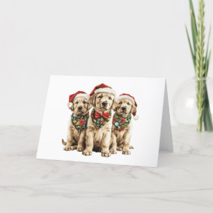 Labrador Retriever Christmas Dog Holiday Card