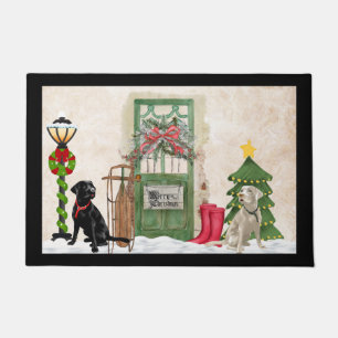 Labrador Retriever Christmas Doormat Door Mat