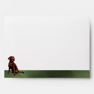 Labrador Retriever Christmas Envelope