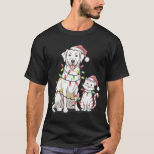 Labrador Retriever Christmas Festive Dog Cat Lover T-Shirt