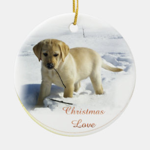 Labrador Retriever Christmas Gifts Ornament