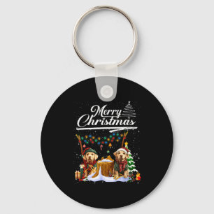 Labrador Retriever Christmas Tree Decorations Dog  Key Ring