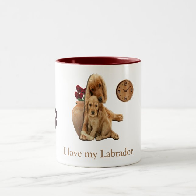 Labrador retriever coffee mug (Center)
