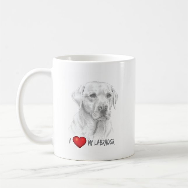 Labrador Retriever coffee mug (Left)