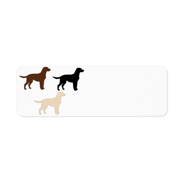 labrador retriever colour silhouettes (Front)