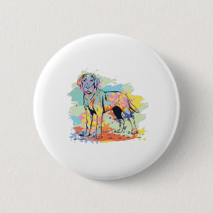 Labrador Retriever Cute Dog 6 Cm Round Badge