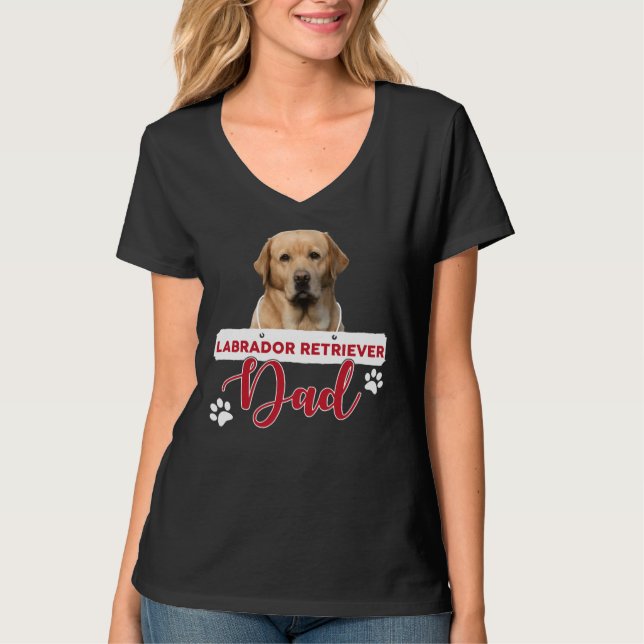 Labrador Retriever Dad     T-Shirt (Front)