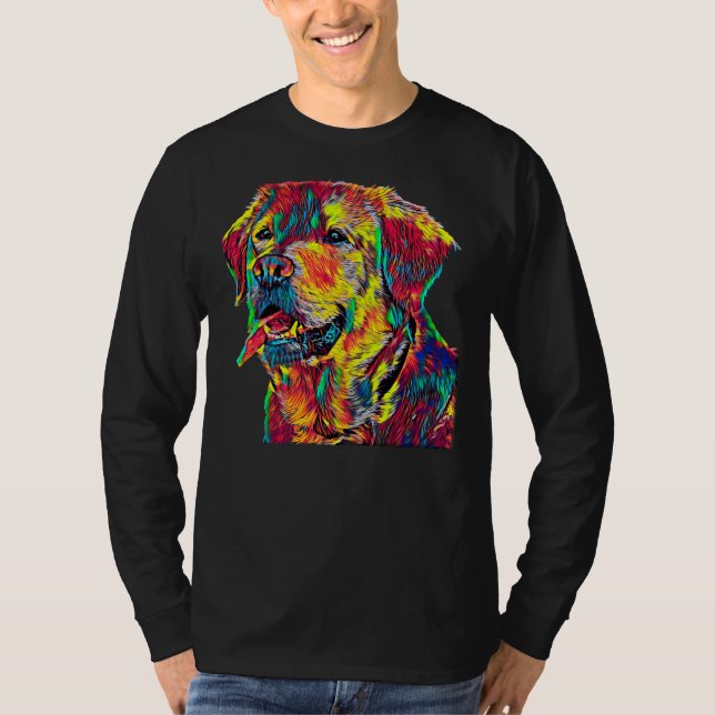 Labrador Retriever Dog Breed Head Pet Breed True F T-Shirt (Front)