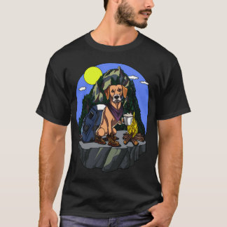 Labrador Retriever Dog Camping T-Shirt