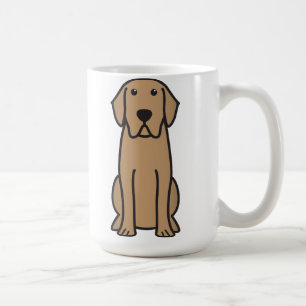 Labrador Retriever Dog Cartoon Coffee Mug
