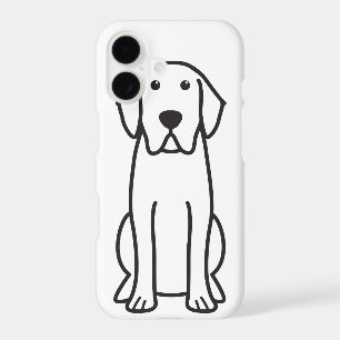 Labrador Retriever Dog Cartoon Phone Case