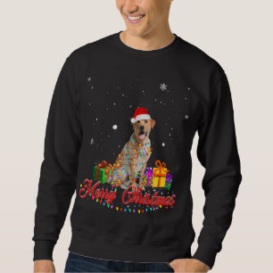 Labrador Retriever Dog Christmas Santa Christmas L Sweatshirt