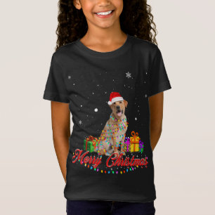 Labrador Retriever Dog Christmas Santa Christmas L T-Shirt