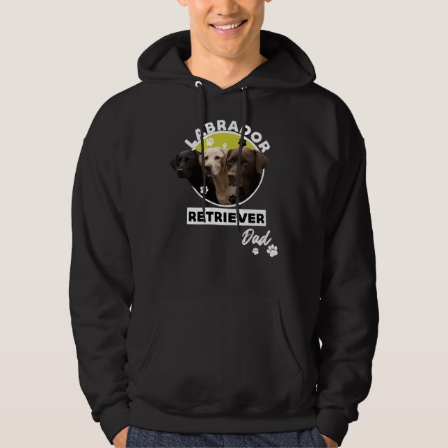 Labrador Retriever Dog Dad 111 Hoodie (Front)