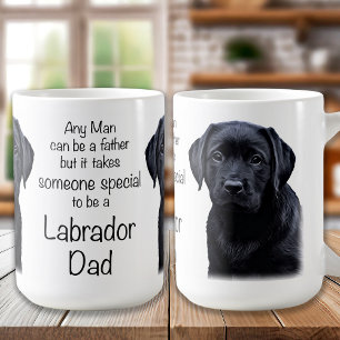 Labrador Retriever Dog Dad Cute Puppy Fathers Day Coffee Mug