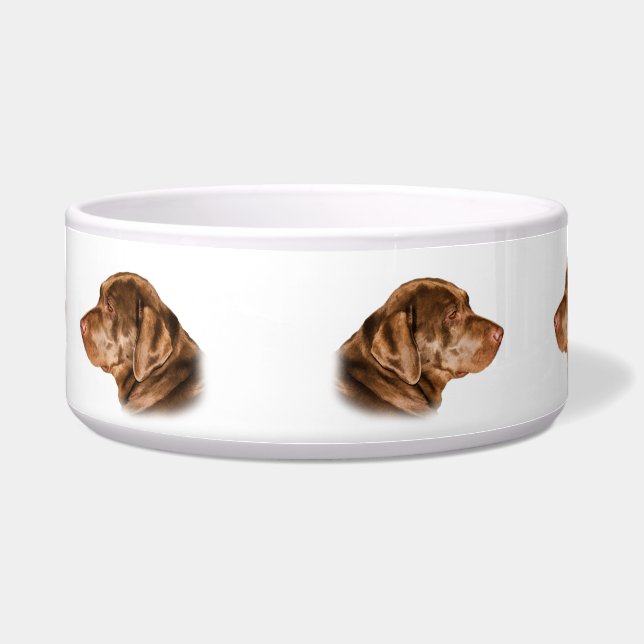 Labrador Retriever Dog Dish, Customisable (Front)