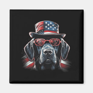 Labrador Retriever Dog - Funny 4th of July Magnet