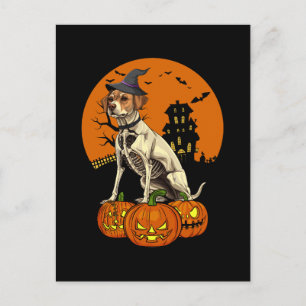 Labrador Retriever Dog Halloween Holiday Postcard