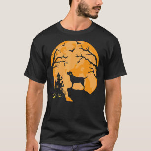 Labrador Retriever Dog in Moon Halloween Costume m T-Shirt