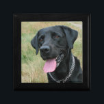 Labrador Retriever dog jewellery box,  trinket box<br><div class="desc">Photo portrait of a beautiful black labrador retriever dog trinket box,   gift box,  jewellery box.  great gift idea for dog lovers</div>