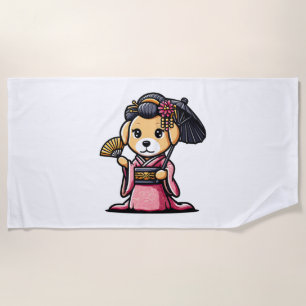Labrador Retriever Dog Kimono Beach Towel