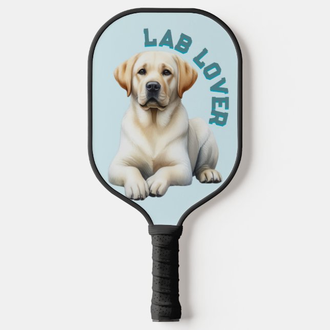 Labrador Retriever Dog Lover Pickleball Paddle (Front)
