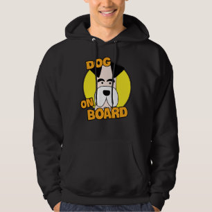Labrador Retriever Dog On Board 120 Hoodie